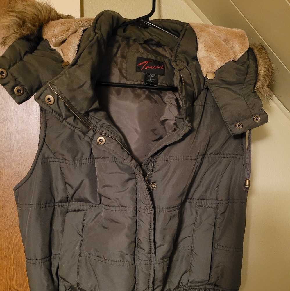 Torrid size 2 brown vest